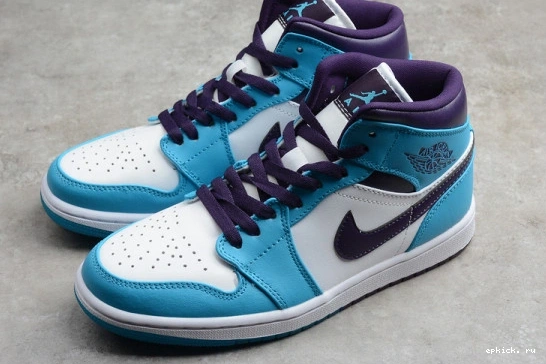 Rep EP  Hornets Jordan Mid 1 554724-415 554724-415 0516